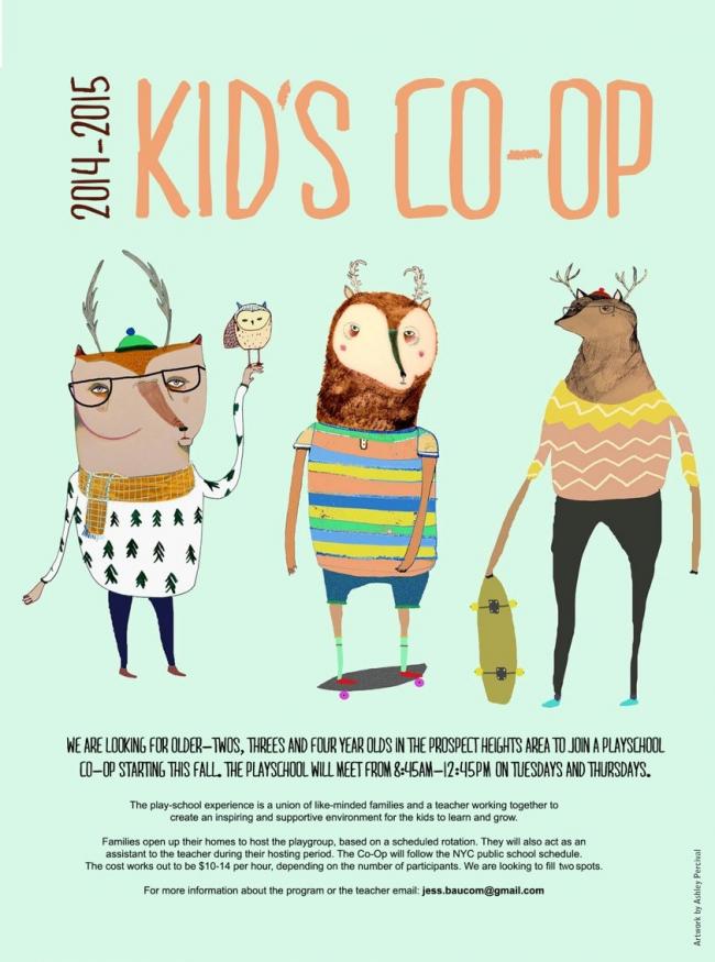 Kids Co-op Poster Kids Co-op Poster