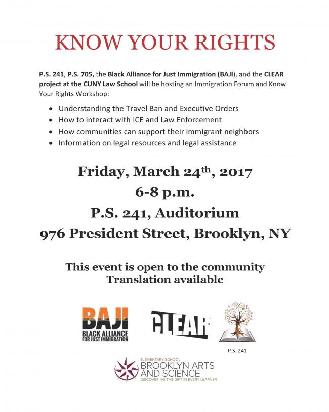 KNOW YOUR RIGHTS flyer KNOW YOUR RIGHTS flyer